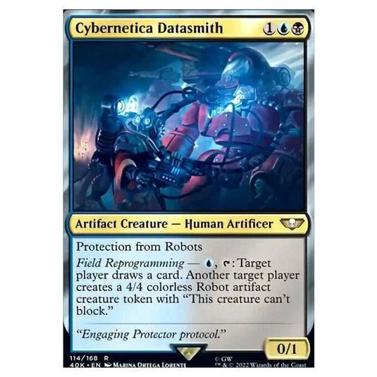Magic The Gathering - Universes Beyond - Warhammer 40k - Cybernetica Datasmith - 114/168