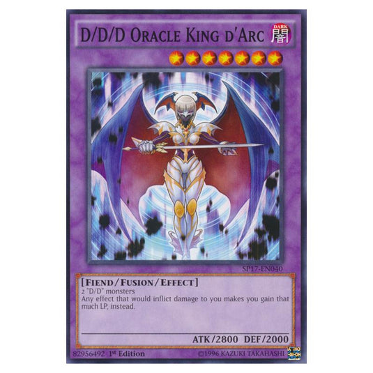 Yu-Gi-Oh! - Star Pack Battle Royal - D/D/D Oracle King d'Arc (Common) SP17-EN040