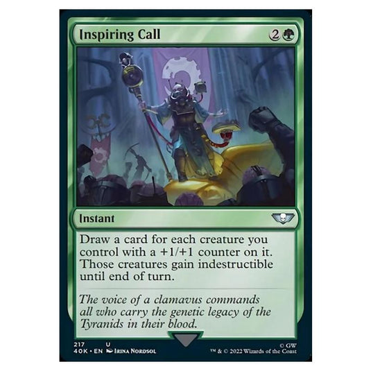 Magic The Gathering - Universes Beyond - Warhammer 40k - Inspiring Call - 217/168