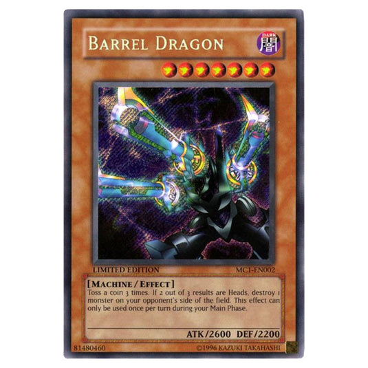 Yu-Gi-Oh! - Master Collection Volume 1 - Barrel Dragon (Secret Rare) MC1-EN002