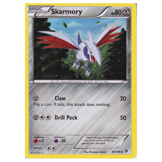 Pokemon - Black & White - Boundaries Crossed - Skarmory 95/149