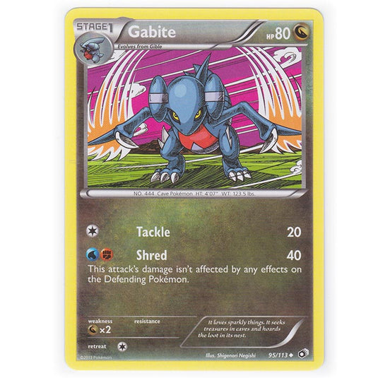 Pokemon - Black & White - Legendary Treasures - Gabite - 95/113