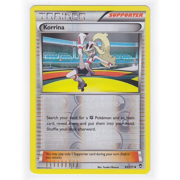 Pokemon - XY Furious Fists - (Reverse Holo) - Korrina
