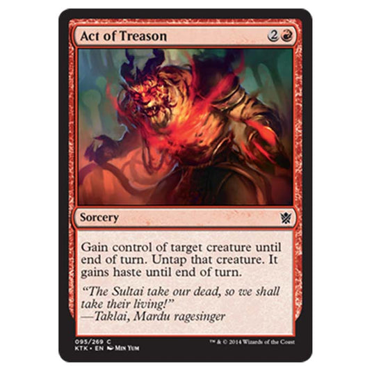 Magic the Gathering - Khans Of Tarkir - Act of Treason - 95/269