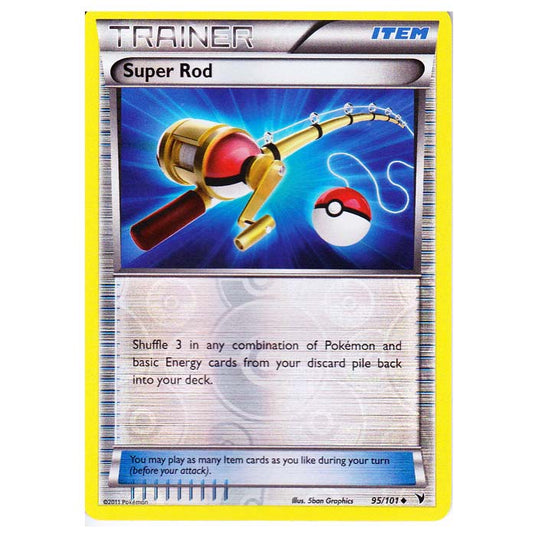 Pokemon - Black & White - Noble Victories - (Reverse Holo) - Super Rod 95/101