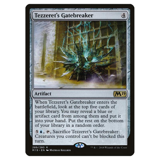 Magic the Gathering - Core Set 2019 - Tezzeret\\'s Gatebreaker - 289/280