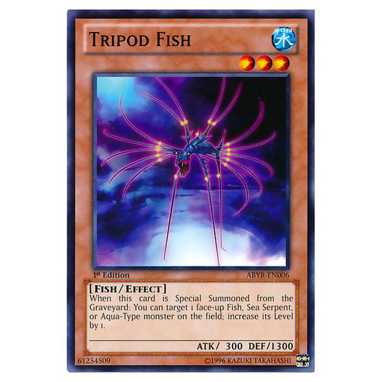 Yu-Gi-Oh! - Abyss Rising - Tripod Fish (Common) ABYR-EN006