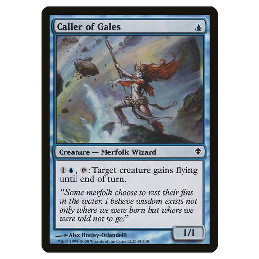 Magic The Gathering - Zendikar - Caller Of Gales - 43/249 (Foil)