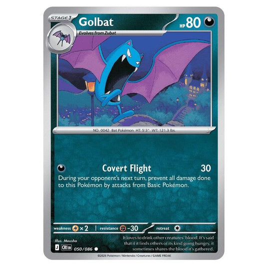 Pokemon - Mega Evolution - Chaos Rising - Golbat - 050/086