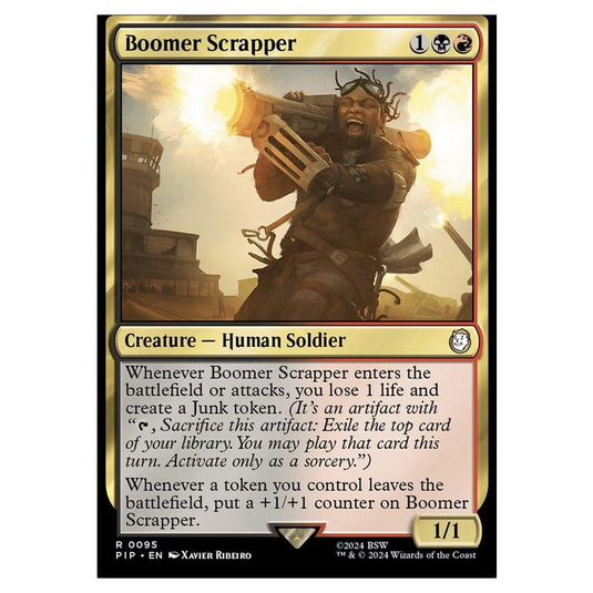 Magic The Gathering - Universes Beyond - Fallout - Boomer Scrapper - 0095