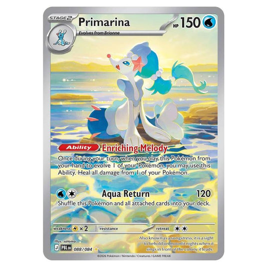 Pokemon - Mega Evolution - Pitch Black - Primarina - 088/084