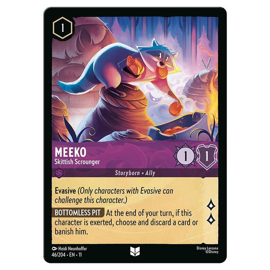 Lorcana - Winterspell - Meeko - Skittish Scrounger (Uncommon) - 046/204