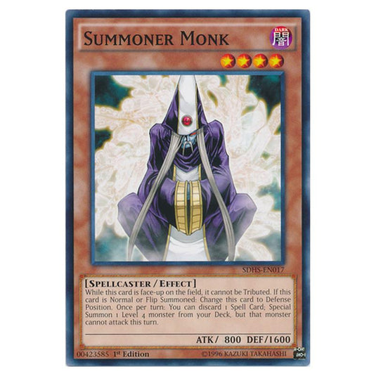 Yu-Gi-Oh! - HERO Strike Structure Deck - Summoner Monk (Common) SDHS-EN017