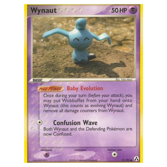 Pokemon - EX Legend Maker - Wynaut - 71/92
