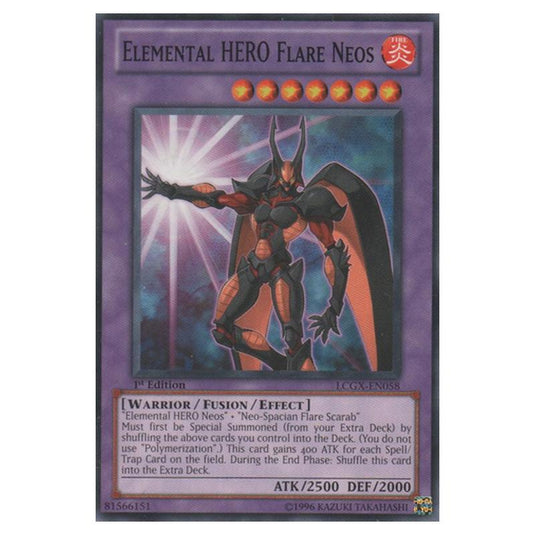 Yu-Gi-Oh! - Legendary Collection 2 - The Duel Academy Years Mega Pack - Elemental HERO Flare Neos (Common) LCGX-EN058
