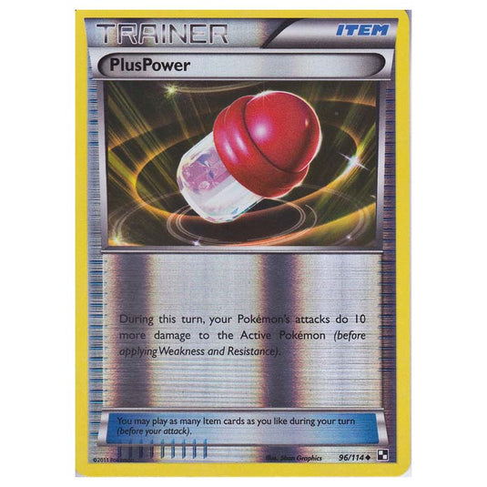 Pokemon - Black & White - (Reverse Holo) PlusPower 96/114