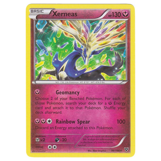 Pokemon - XY Base Set - Xerneas - 96/146