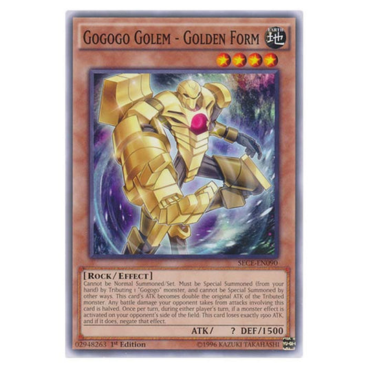 Yu-Gi-Oh! - Secrets of Eternity - Gogogo Golem - Golden Form - 90/99