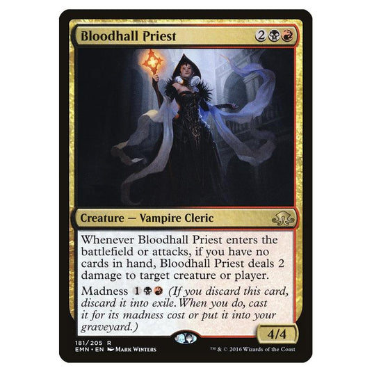 Magic the Gathering - Eldritch Moon - Bloodhall Priest - 181/205