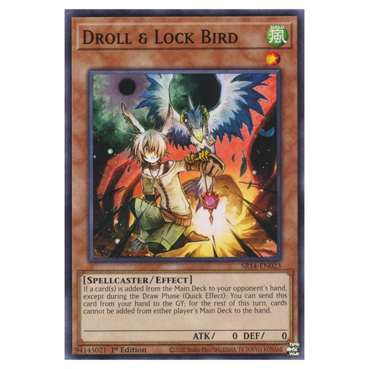Yu-Gi-Oh! - Structure Deck - Fire Kings - Droll & Lock Bird (Common) SR14-EN023
