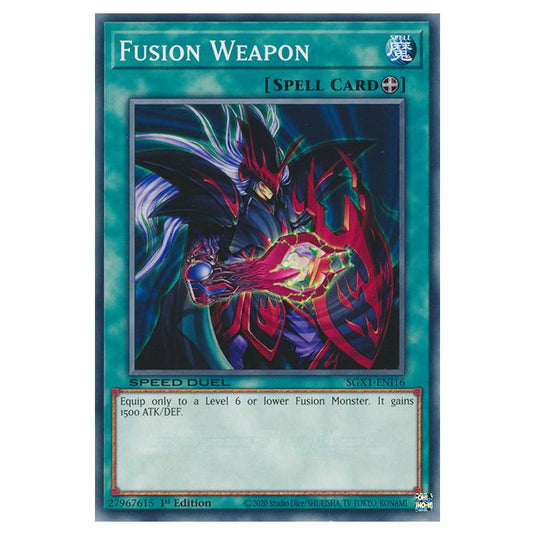 Yu-Gi-Oh! - Speed Duel GX - Duel Academy Box - Fusion Weapon (Common) SGX1-ENI16