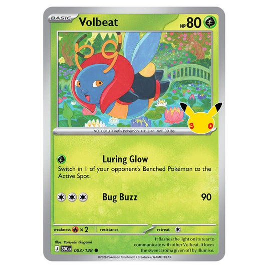 Pokemon - 30th Celebration - Volbeat - 003/128