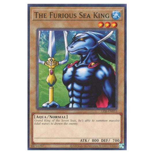 Yu-Gi-Oh! - Legend of Blue Eyes White Dragon (25th Anniversary Edition) - The Furious Sea King (Common) - LOB25-EN033