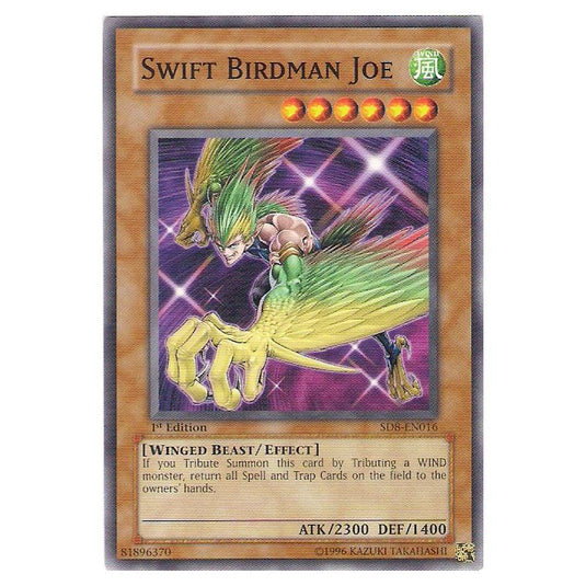 Yu-Gi-Oh! - Structure Deck - Lord of the Storm - Swift Birdman Joe (Common) SD8-EN016