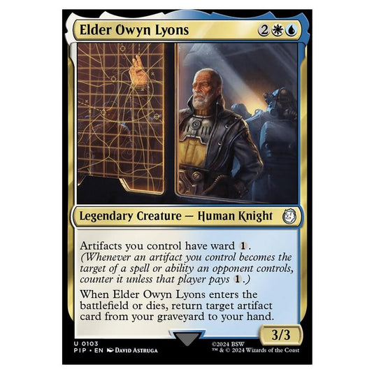Magic The Gathering - Universes Beyond - Fallout - Elder Owyn Lyons - 0103