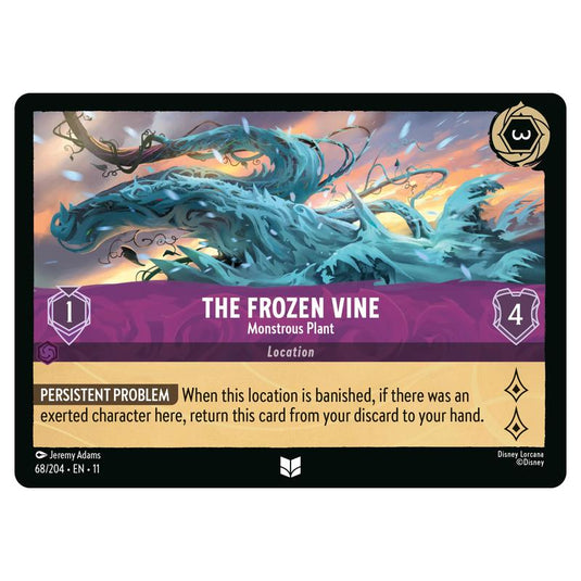 Lorcana - Winterspell - The Frozen Vine - Monstrous Plant (Uncommon) - 068/204