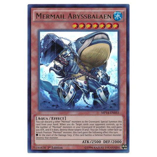 Yu-Gi-Oh! - 2014 Mega-Tin Mega Pack - Mermail Abyssbalaen (Ultra Rare) MP14-EN055