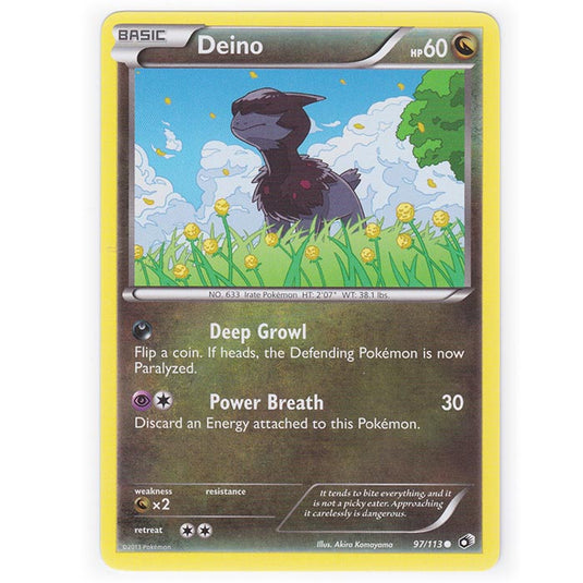 Pokemon - Black & White - Legendary Treasures - Deino - 97/113