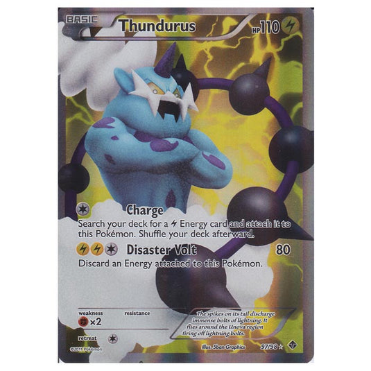 Pokemon - Black & White - Emerging Powers - Thundurus Full-Art 97/98