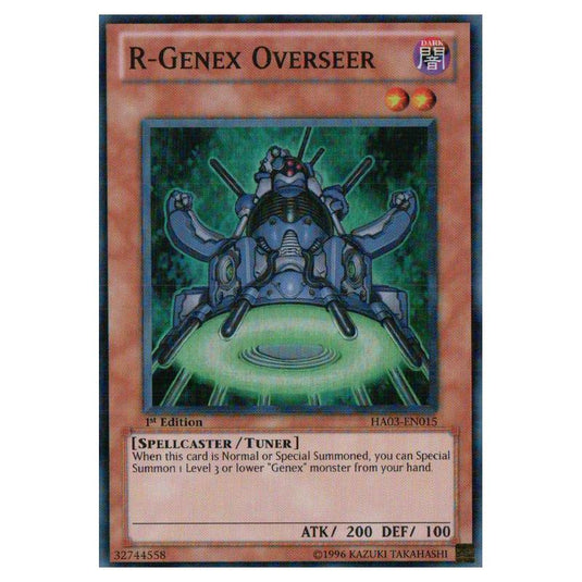 Yu-Gi-Oh! - Hidden Arsenal 3 - R-Genex Overseer (Super Rare) HA03-EN015