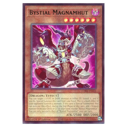 Yu-Gi-Oh! - The Chronicles Deck - The Fallen & The Virtuous - Bystial Magnamhut (Ultra Rare) - CH01-EN011