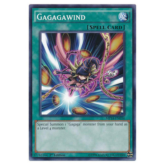 Yu-Gi-Oh! - 2014 Mega-Tin Mega Pack - Gagagawind (Common) MP14-EN034
