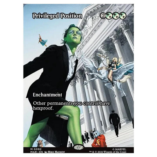 Magic The Gathering - Marvel Universe - Privileged Position - 0092