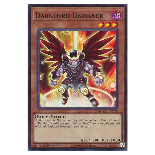 Yu-Gi-Oh! - Maze of Muertos - Darklord Ukoback (Super Rare) - MZMU-EN076