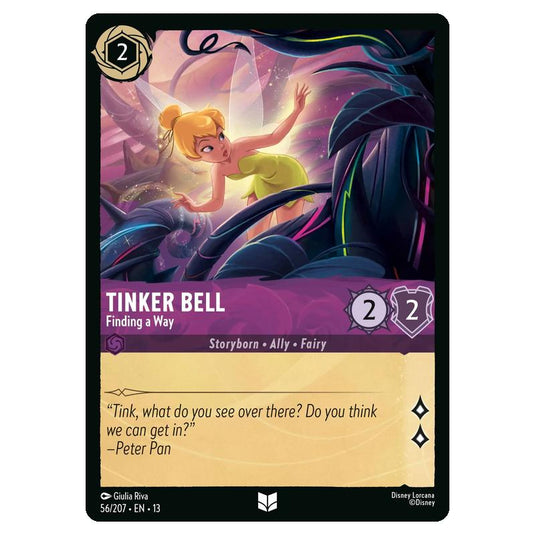 Lorcana - Attack of the Vine - Tinker Bell - Finding a Way (Uncommon) - 56/207