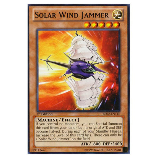 Yu-Gi-Oh! - Battle Pack 2 - War of the Giants - Solar Wind Jammer (Common) BP02-EN116