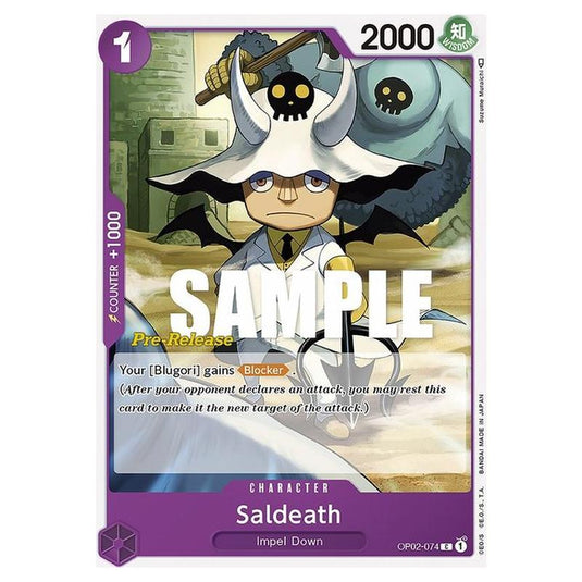 One Piece - OP-02: Paramount War Promos - Saldeath - OP02-074