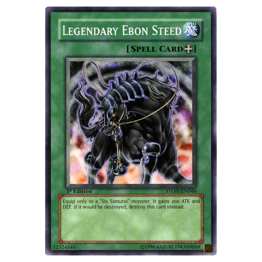 Yu-Gi-Oh! - Strike of Neos - Legendary Ebon Steed (Common) STON-EN040
