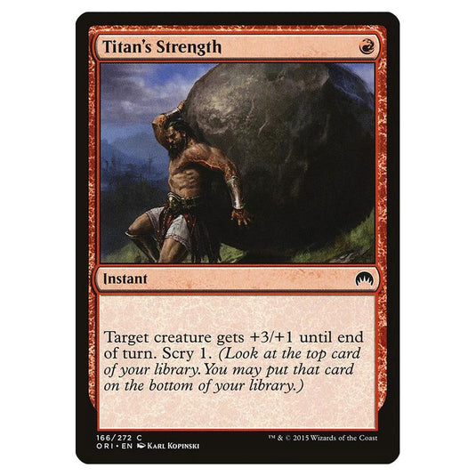 Magic The Gathering - Magic Origins - Titan\\'s Strength - 166/272