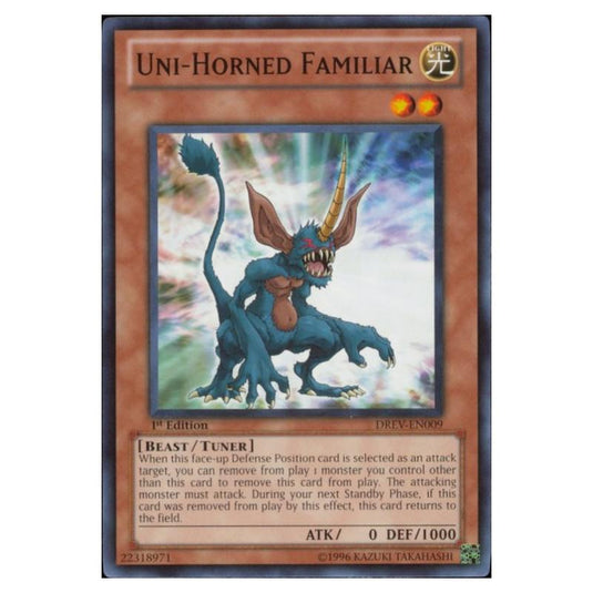 Yu-Gi-Oh! - Duelist Revolution - Uni-Horned Familiar (Common) DREV-EN009