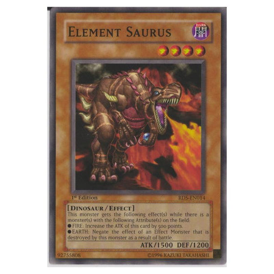 Yu-Gi-Oh! - Rise of Destiny - Element Saurus (Common) RDS-EN014