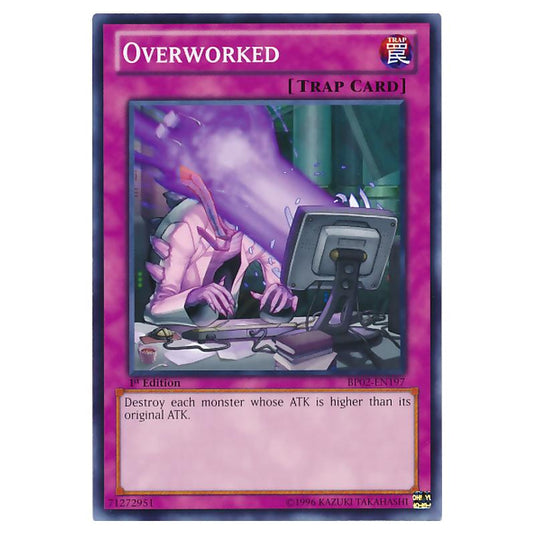 Yu-Gi-Oh! - Battle Pack 2 - War of the Giants - Overworked (Common) BP02-EN197
