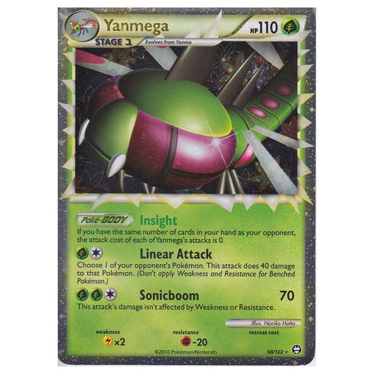 Pokemon - HGSS - Triumphant - Yanmega 98/102