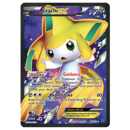 Pokemon - Black & White - Plasma Blast - Jirachi-EX FullArt - 98/101