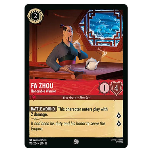 Lorcana - Winterspell - Fa Zhou - Honorable Warrior (Common) - 110/204