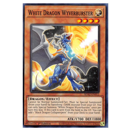 Yu-Gi-Oh! - Structure Deck - Albaz Strike - White Dragon Wyverburster (Common) SDAZ-EN012